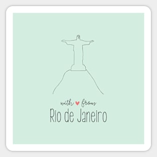 With Love from Rio de Janeiro Sticker